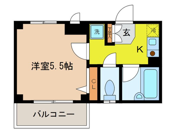 サンブリッジⅢの物件間取画像